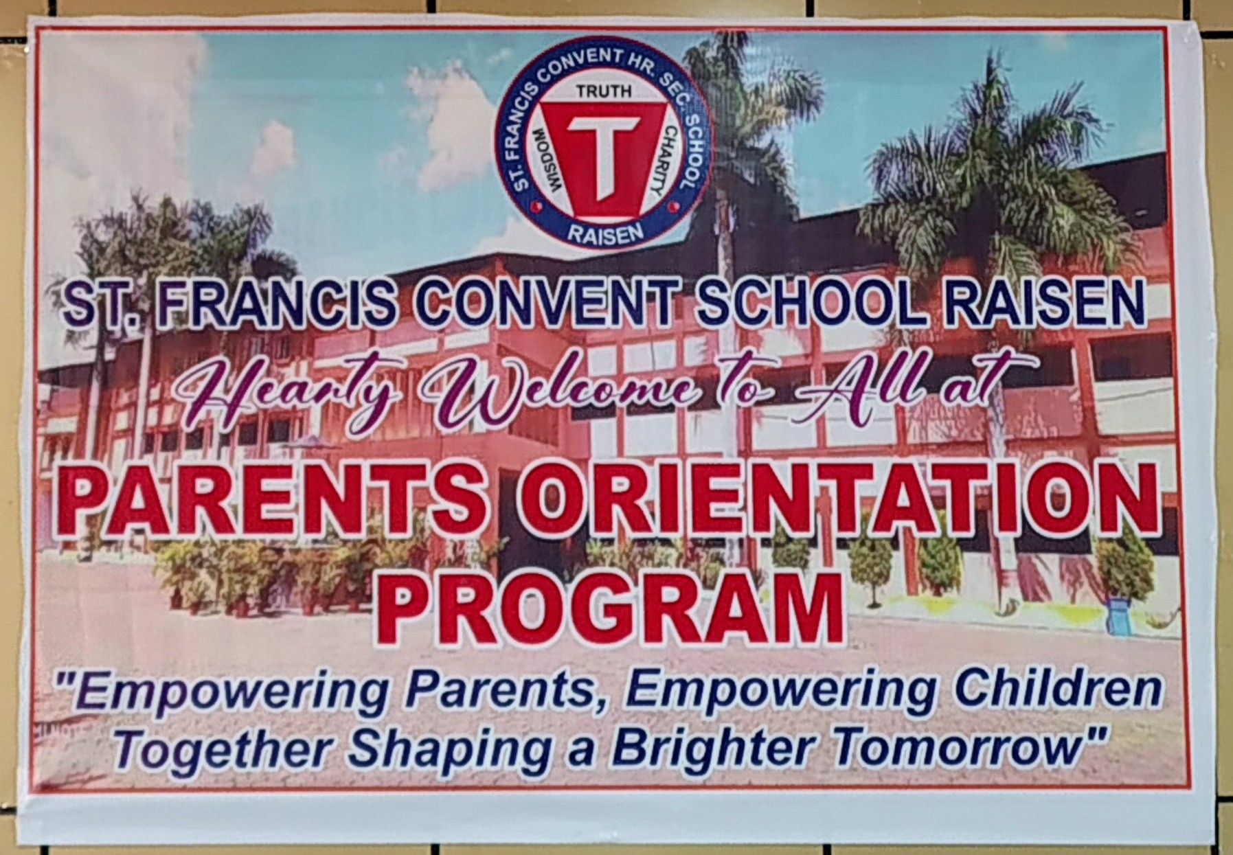 Parents Orientation Programme For class 4th 